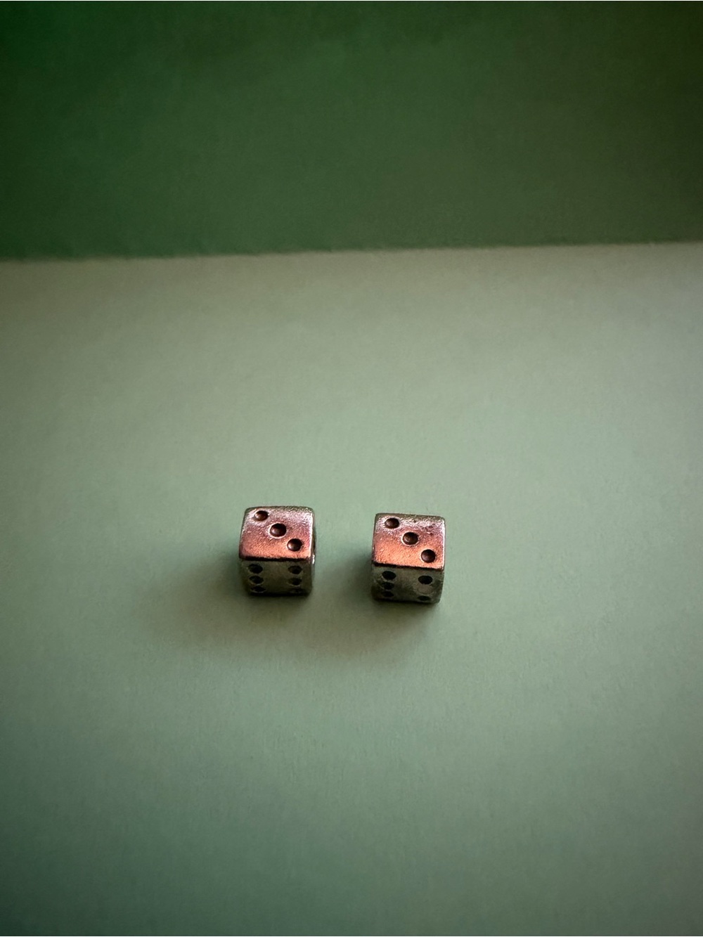 Pandora sterling silver dice charms -2